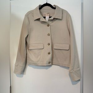 Amour Vert Joanna Jacket in Stone - NWT - Size Small